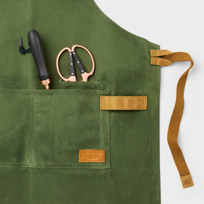 Hilton Carter for Target Full Length Waxed Canvas Gardening Tool Apron