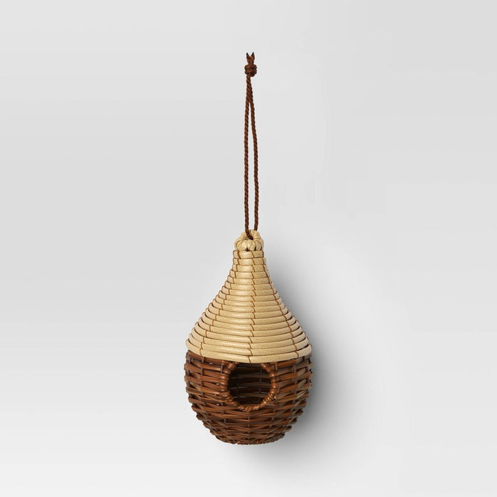 Outdoor Woven Bird House - Threshold