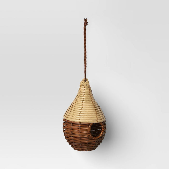 Outdoor Woven Bird House - Threshold