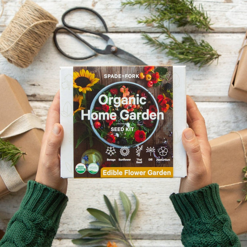 Spade to Fork Organic Edible Flower Garden Kit