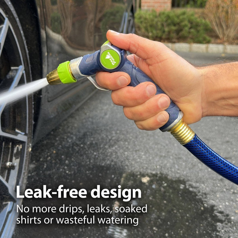 Ray Padula Metal Thumb Control Nozzle with Loop: Adjustable Spray, Leakproof & Weatherproof