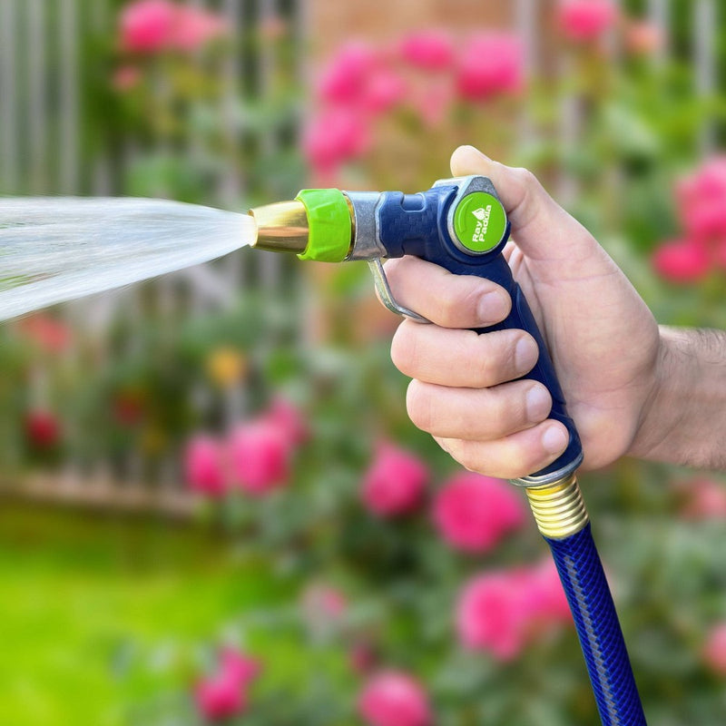 Ray Padula Metal Thumb Control Nozzle with Loop: Adjustable Spray, Leakproof & Weatherproof