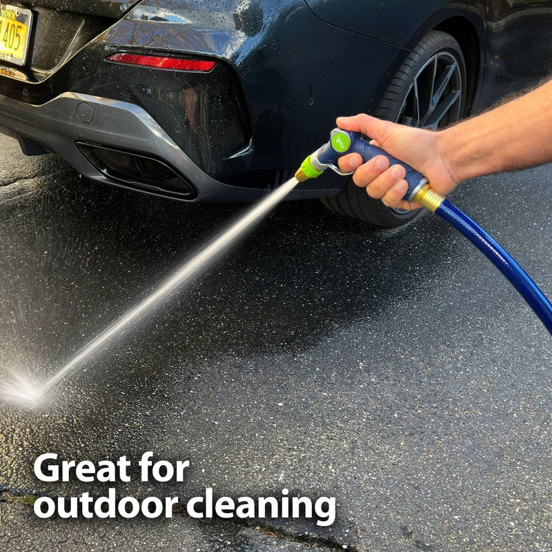 Ray Padula Metal Thumb Control Nozzle with Loop: Adjustable Spray, Leakproof & Weatherproof