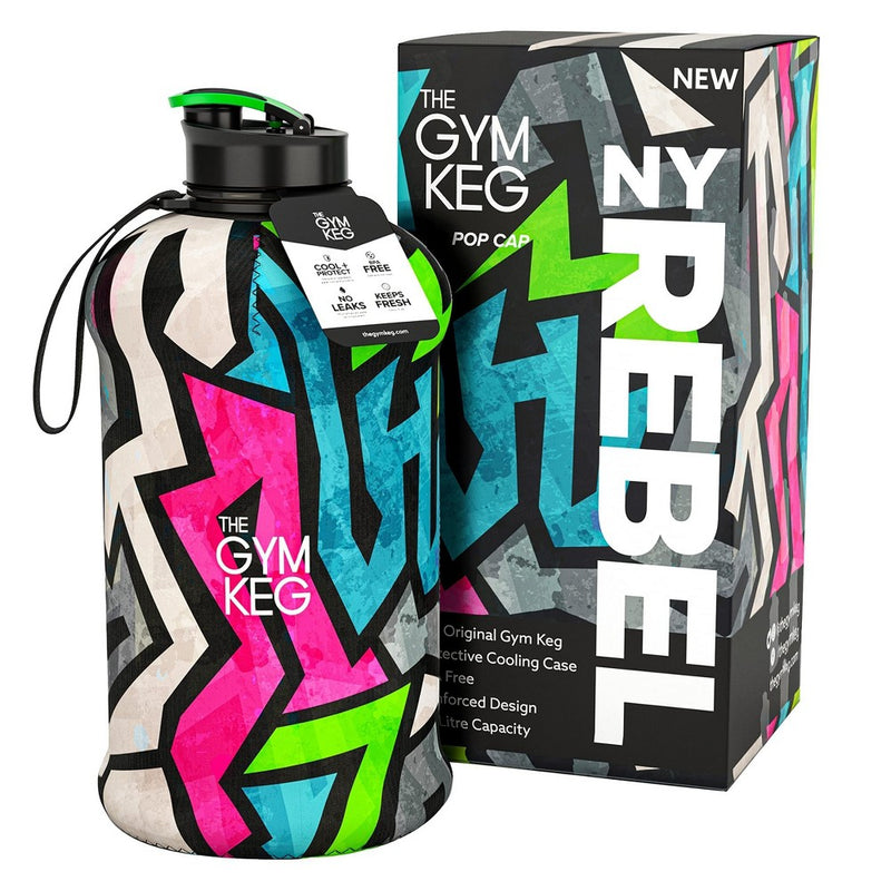 THE GYM KEG 2.2L Sports Water Bottle Insulated - Multicolored