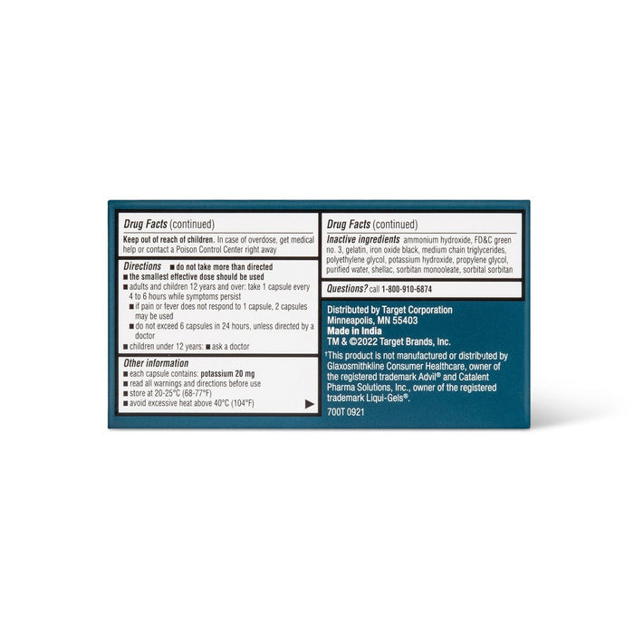 Ibuprofen Mini Gelcaps (NSAID) - 80ct - up & up