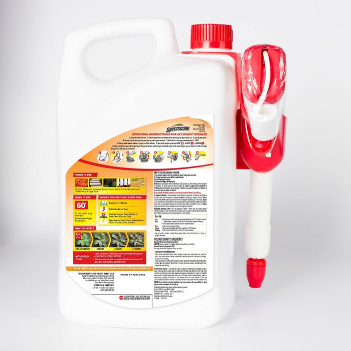 1.33gal Weed & Grass Killer AccuShot Sprayer - Spectracide