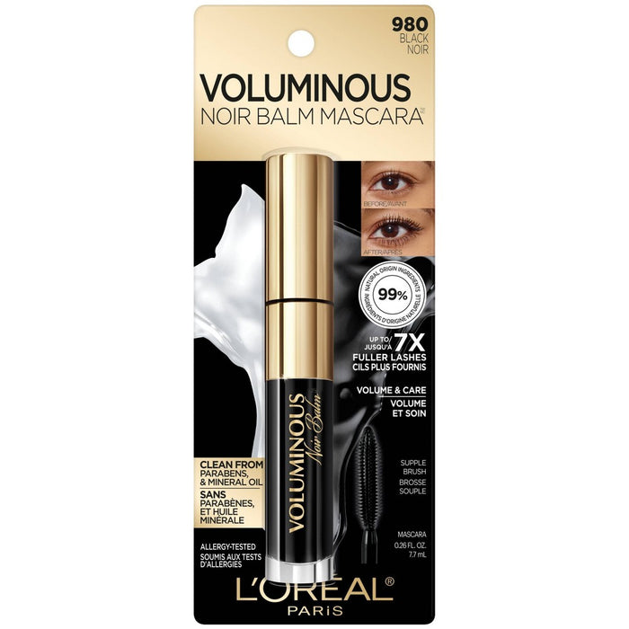 L'Oreal Paris Voluminous Noir Balm Volumizing, Caring, Mascara - Black
