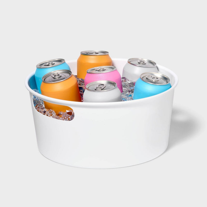 Metal Beverage Storage Container White - Sun Squad