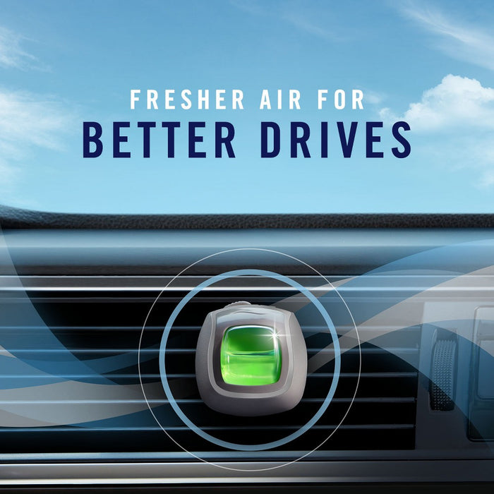 Febreze Car Air Freshener Vent Clip - Linen & Sky Scent - 0.13 fl oz/2pk