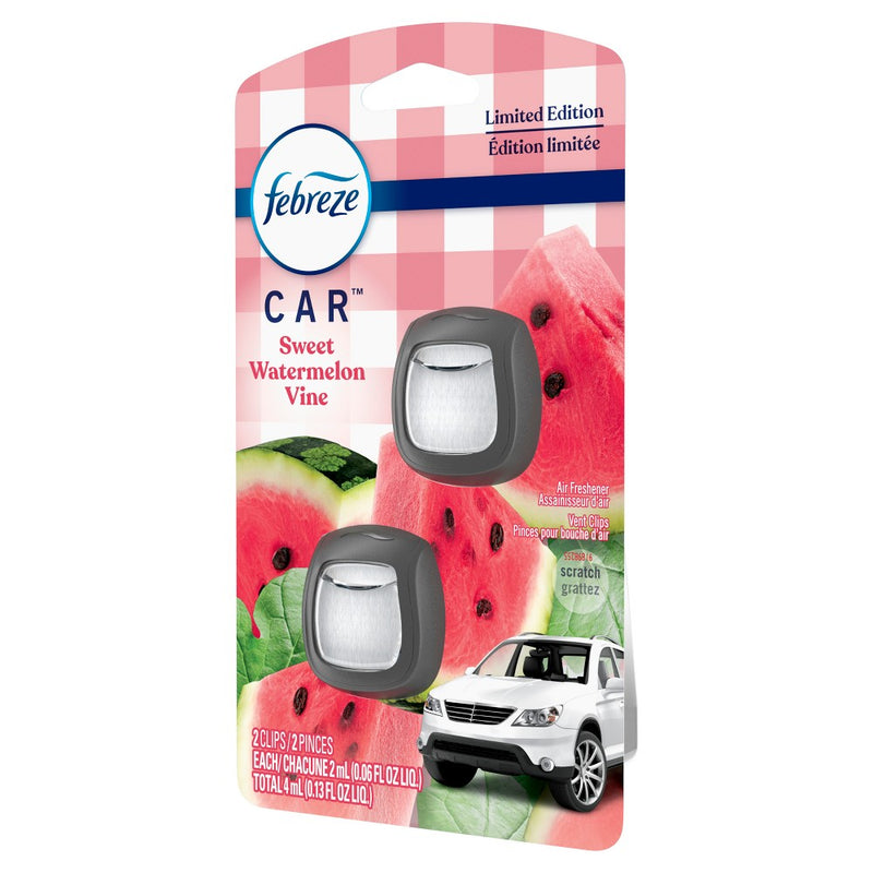 Febreze Car Air Freshener Sweet Watermelon Vine - 2ct