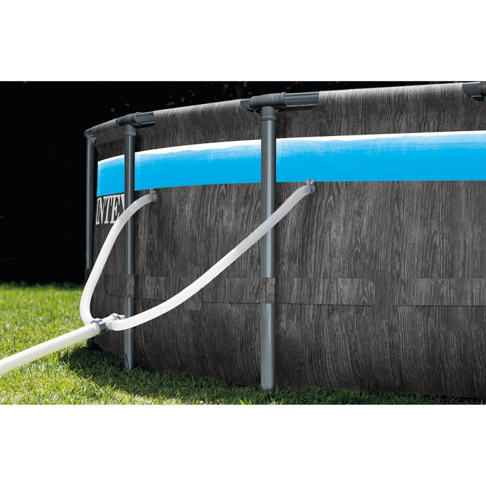Intex 14' x 42" Clearview Prism Frame Above Ground Pool - Graywood Print (LOCAL PICKUP ONLY)