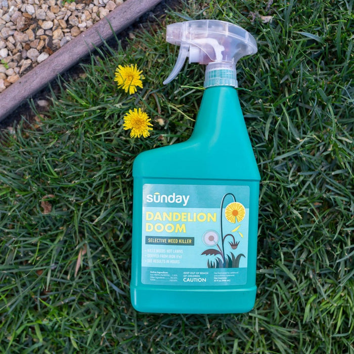 Sunday 32oz Dandelion Doom Herbicide Spot Treatment