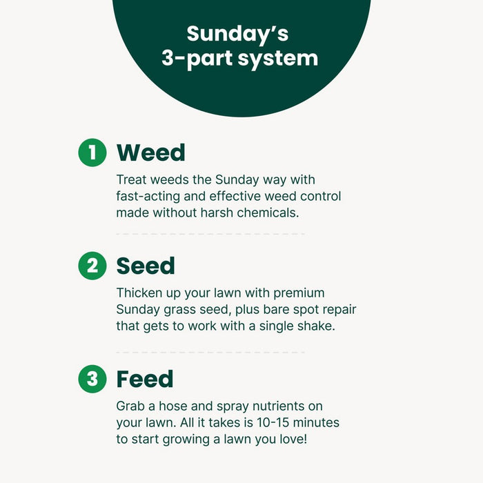 Sunday 32oz Dandelion Doom Herbicide Spot Treatment
