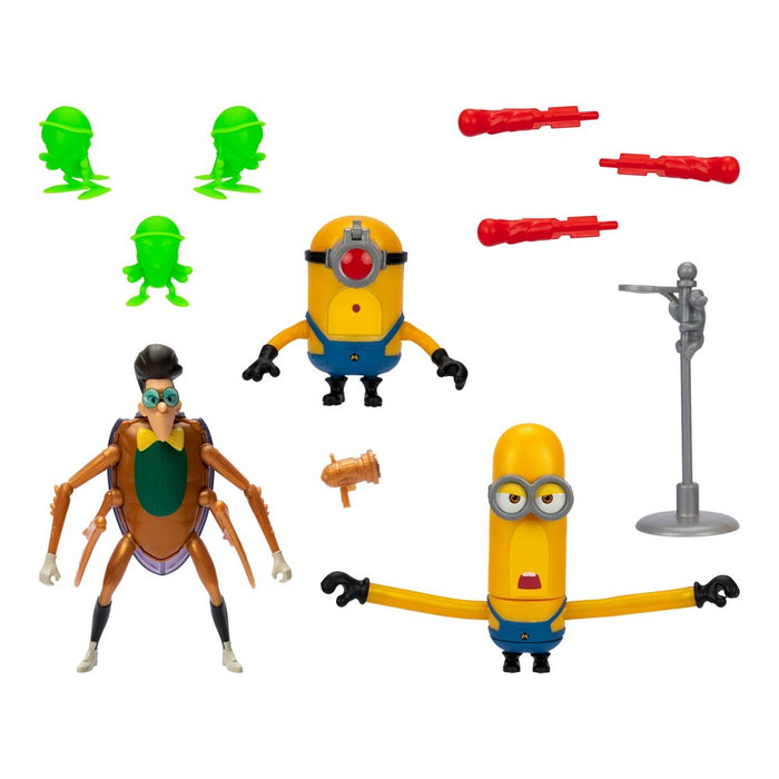Despicable Me 4 Mega Minions vs Maxime Action Figure Set
