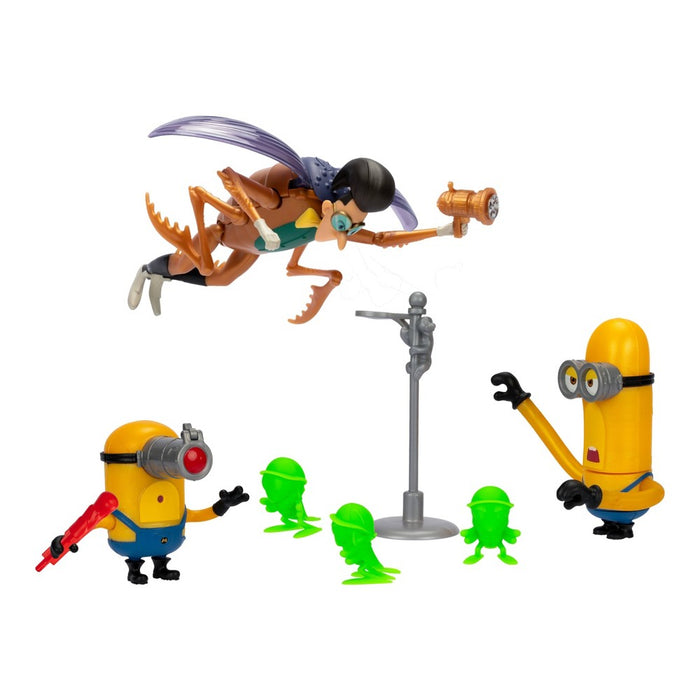 Despicable Me 4 Mega Minions vs Maxime Action Figure Set