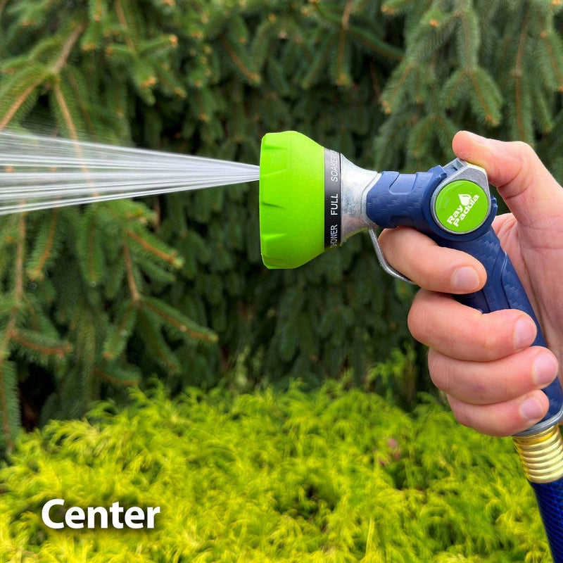 Ray Padula Metal Thumb Control 8-Pat Nozzle with Loop: EZGrip, Leakproof & Weatherproof