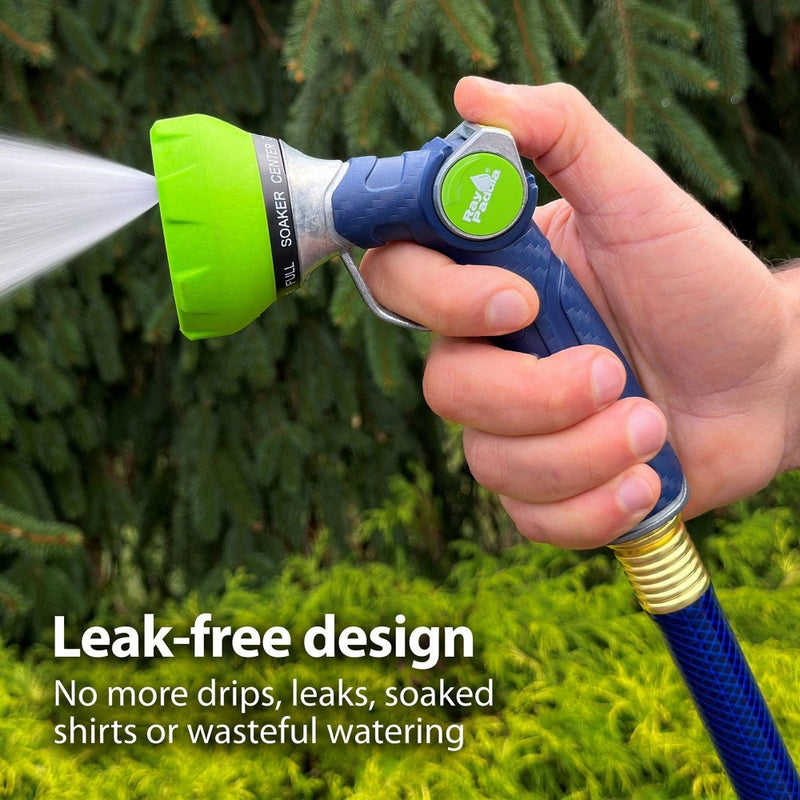Ray Padula Metal Thumb Control 8-Pat Nozzle with Loop: EZGrip, Leakproof & Weatherproof
