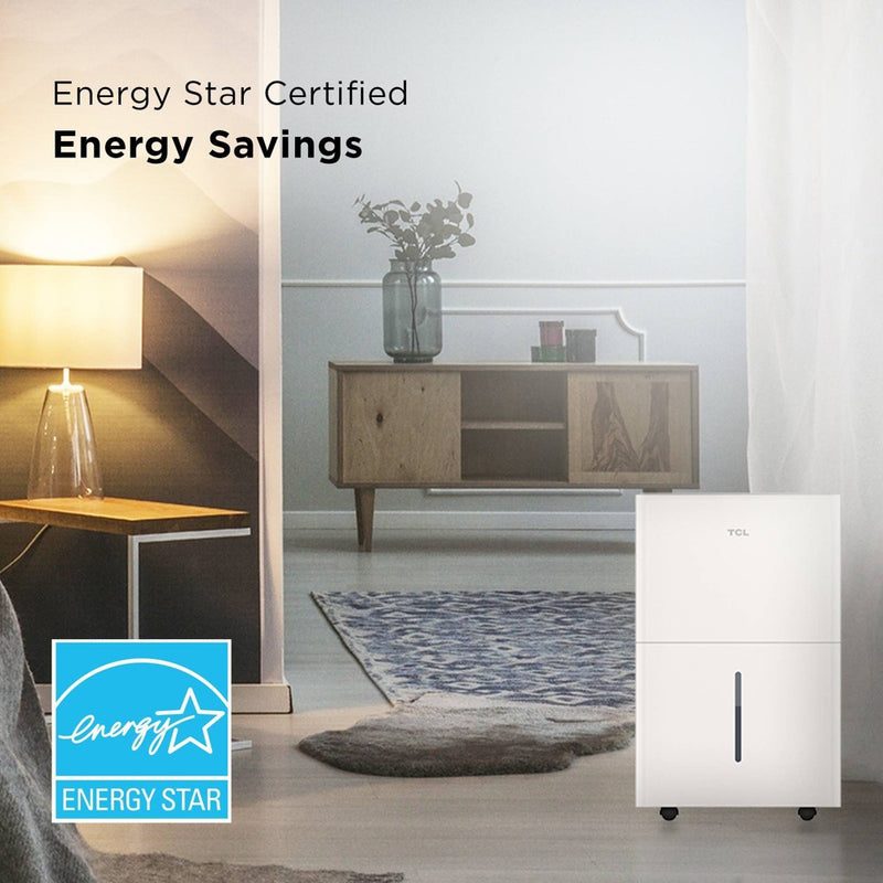 TCL 4500sqft Smart Dehumidifier Energy Star Most Efficient 2024 50 Pints Per Day (H50D44W) (LOCAL PICKUP ONLY)