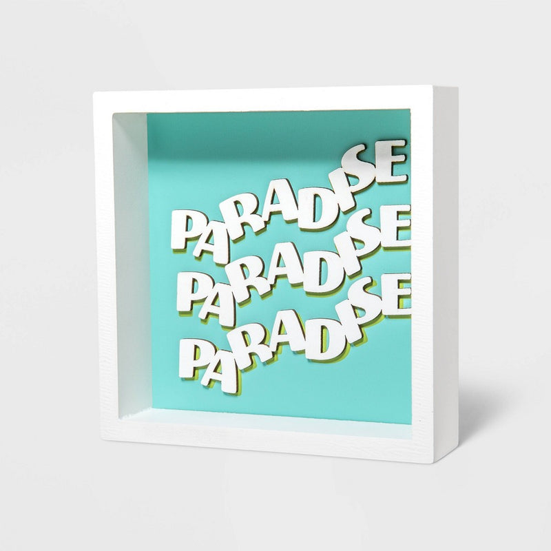 6"x6" Summer Shadowbox Paradise - Sun Squad