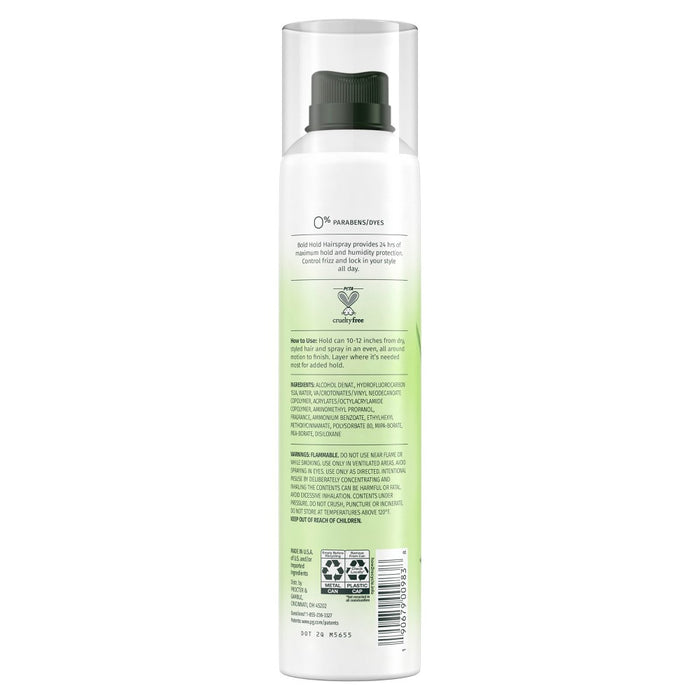 Herbal Essences Bold Hold Anti-Frizz Hair Spray, Paraben Free - 8oz