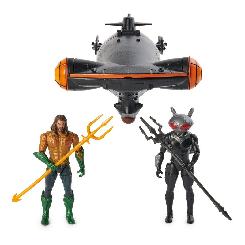 DC Comics Aquaman vs Black Manta Battle Action Figure Playset