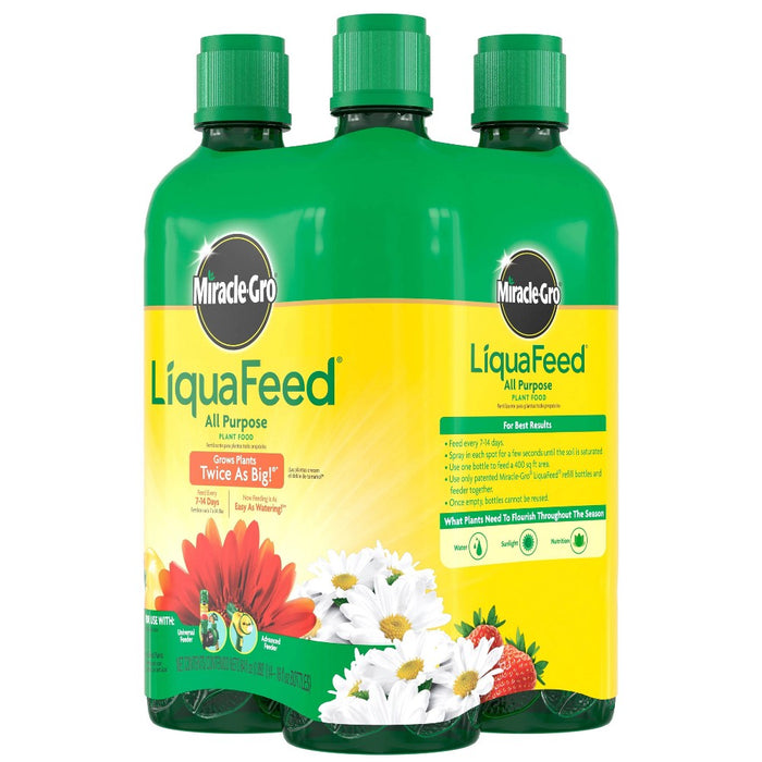 Miracle-Gro 4pk Liquafeed All Purpose Plant Food Refills