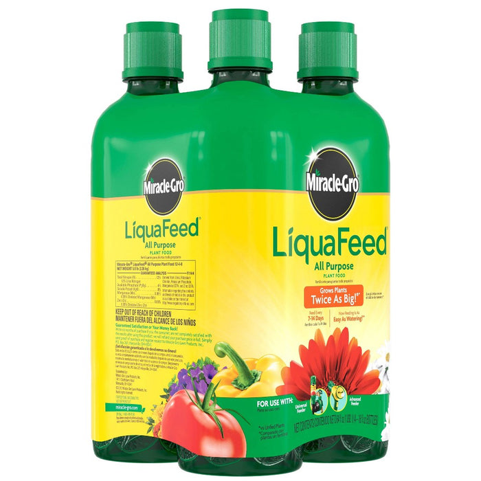 Miracle-Gro 4pk Liquafeed All Purpose Plant Food Refills