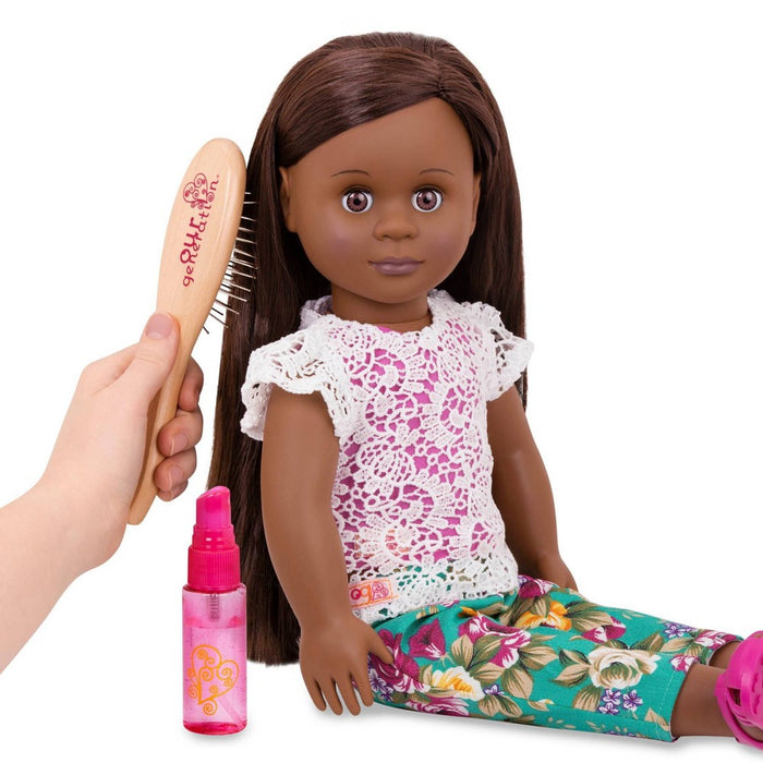 Our Generation Hairbrush & Spray Bottle Hair Care Set for 18" Dolls
