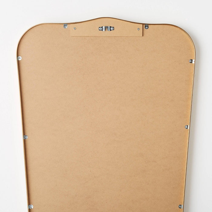 23" x 36" Metal Curved Top Mirror Gold - Threshold designed with Studio McGee (LOCAL PICKUP ONLY)