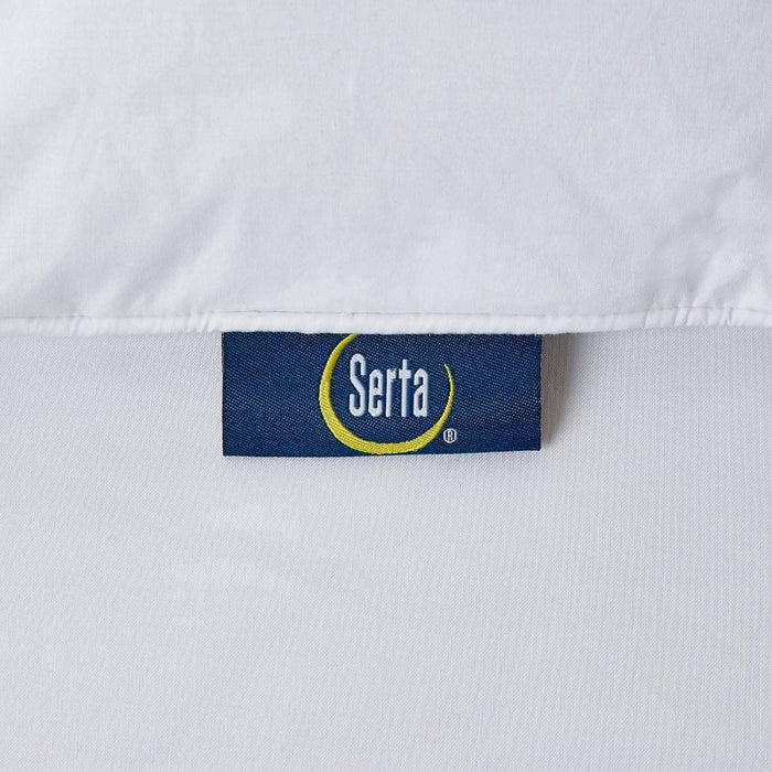 Serta King Goose Feather & Down Fiber Featherbed Mattress Topper