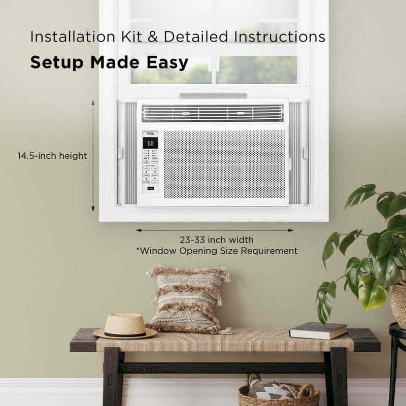 TCL 6000 BTU Window Air Conditioner Fan and Dehumidifier 250sqft Remote Control (H6W23W) (LOCAL PICKUP ONLY)