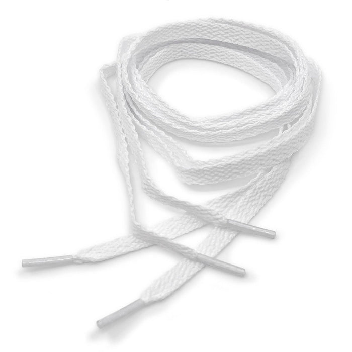 Shoe Gear Flat Shoe Laces - White 2pk 36" & 45"