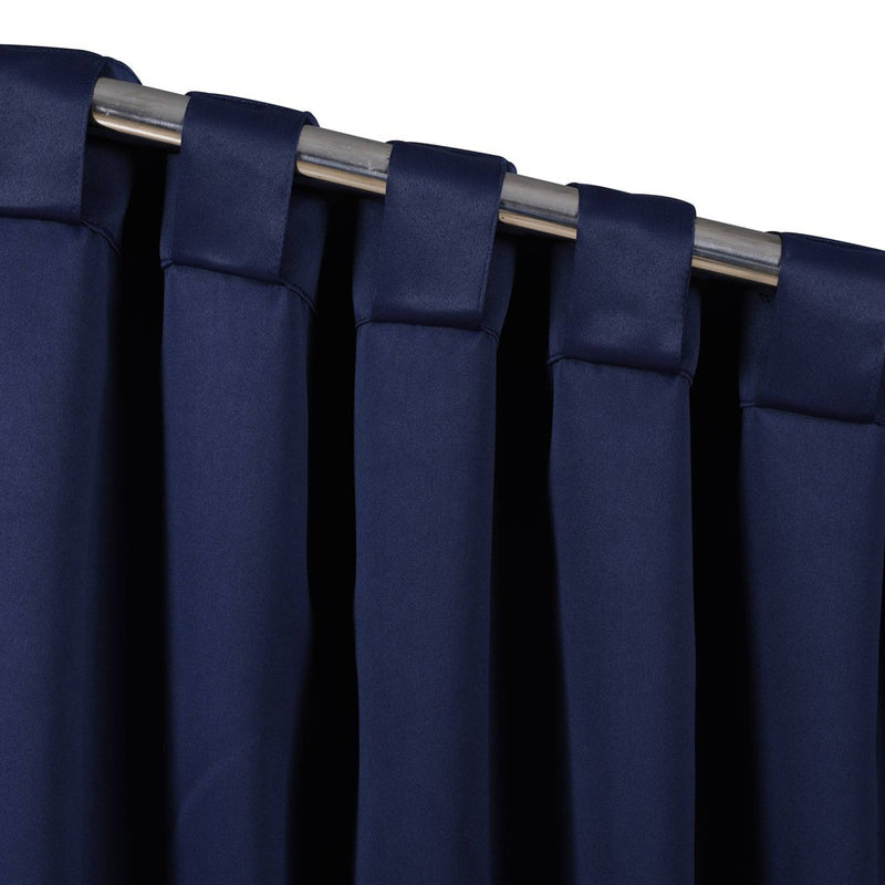 84"x52" Insulated Back Tab Blackout Window Curtain Panels Navy - Lush Decor (LOCAL PICKUP ONLY)