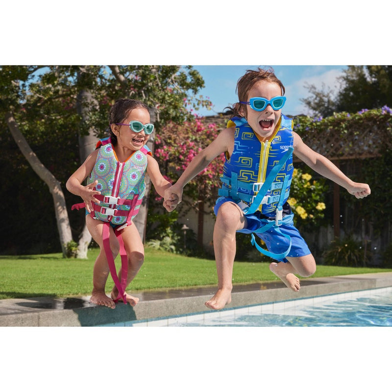 Speedo Kids' Sunny Vibes Swim Goggles - Wave Fair Super Sonic