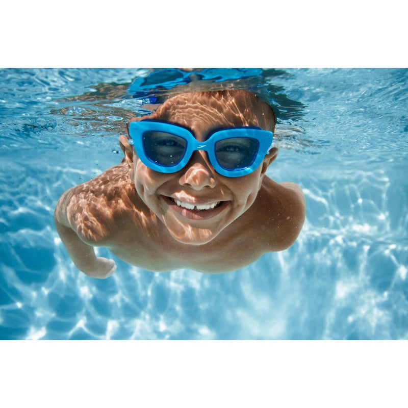 Speedo Kids' Sunny Vibes Swim Goggles - Wave Fair Super Sonic