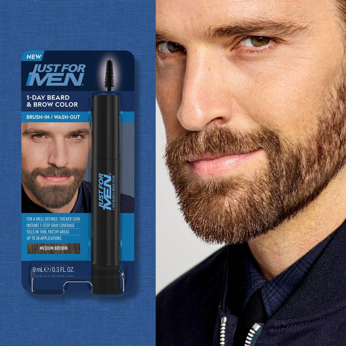 Just For Men 1-Day Beard & Brow Color Medium Brown