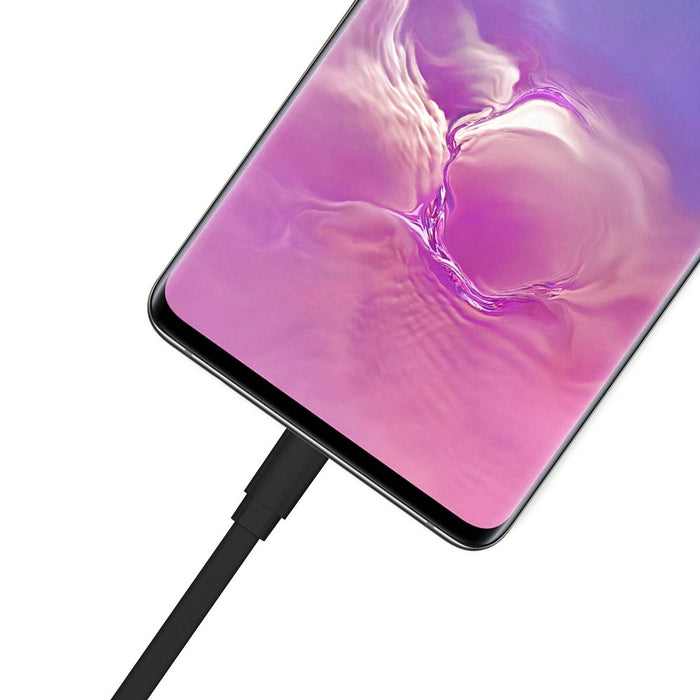 Just Wireless 6' Flat TPU Micro USB to USB-A Cable - Black