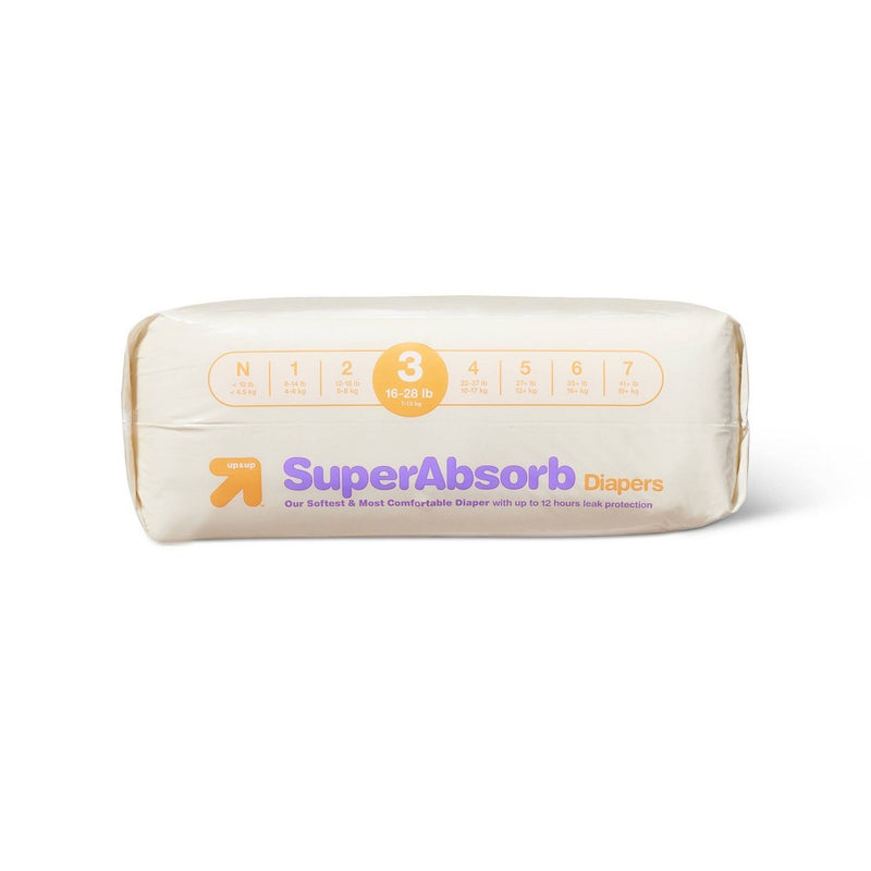 Disposable Diapers Small Pack - Size 3 - 31ct - up & up