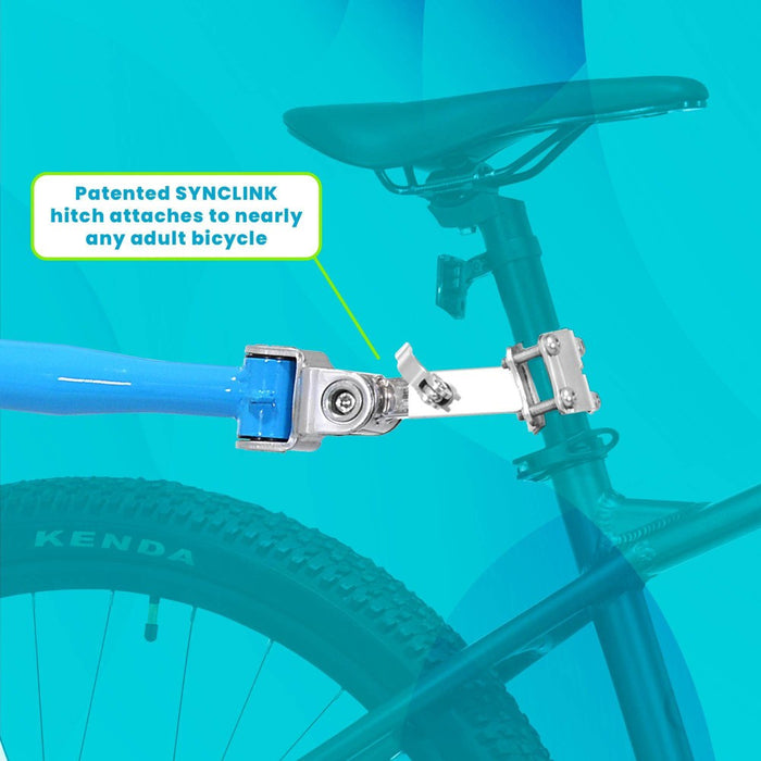 Kazam Besti Bike Link Trailer - Blue (LOCAL PICKUP ONLY)