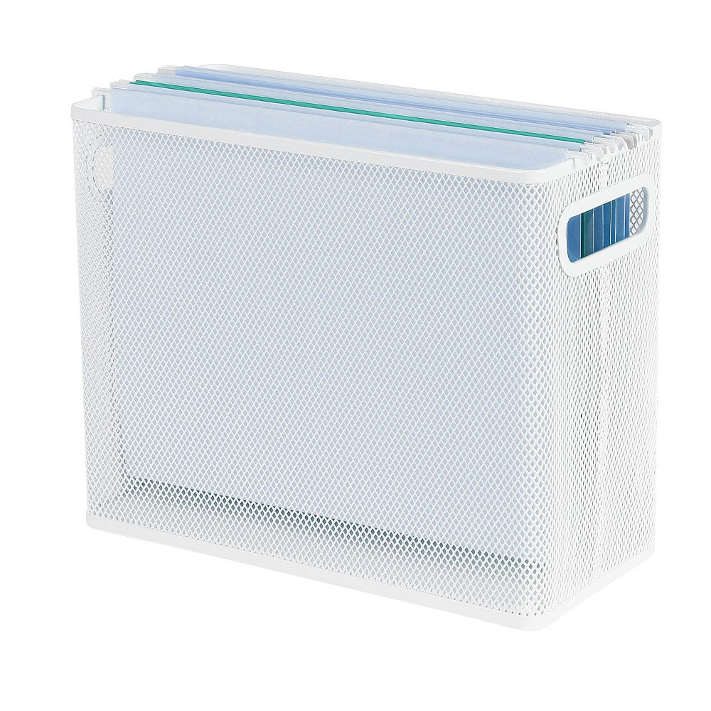 File Box Roco White Mesh File Box White - Brightroom — Total Liquidators
