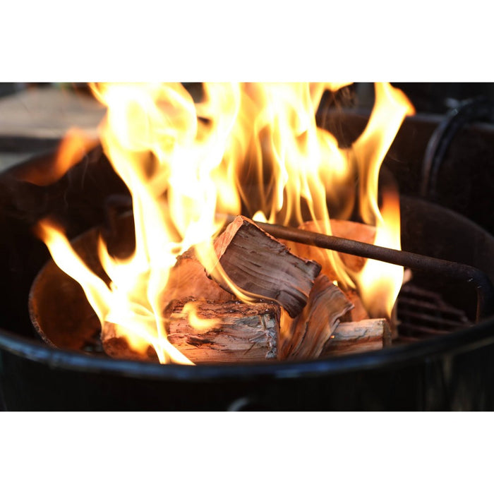 Cowboy 350 cu in Hickory Wood Chunks: Natural Smoke Flavor for Grilling, Ideal for Beef, Pork & Chicken