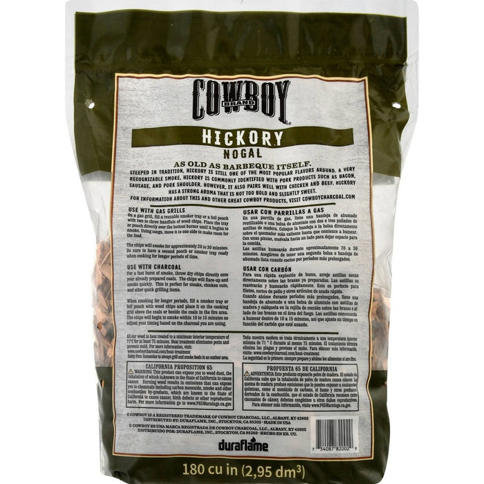 Cowboy 180 cu in Hickory Chips
