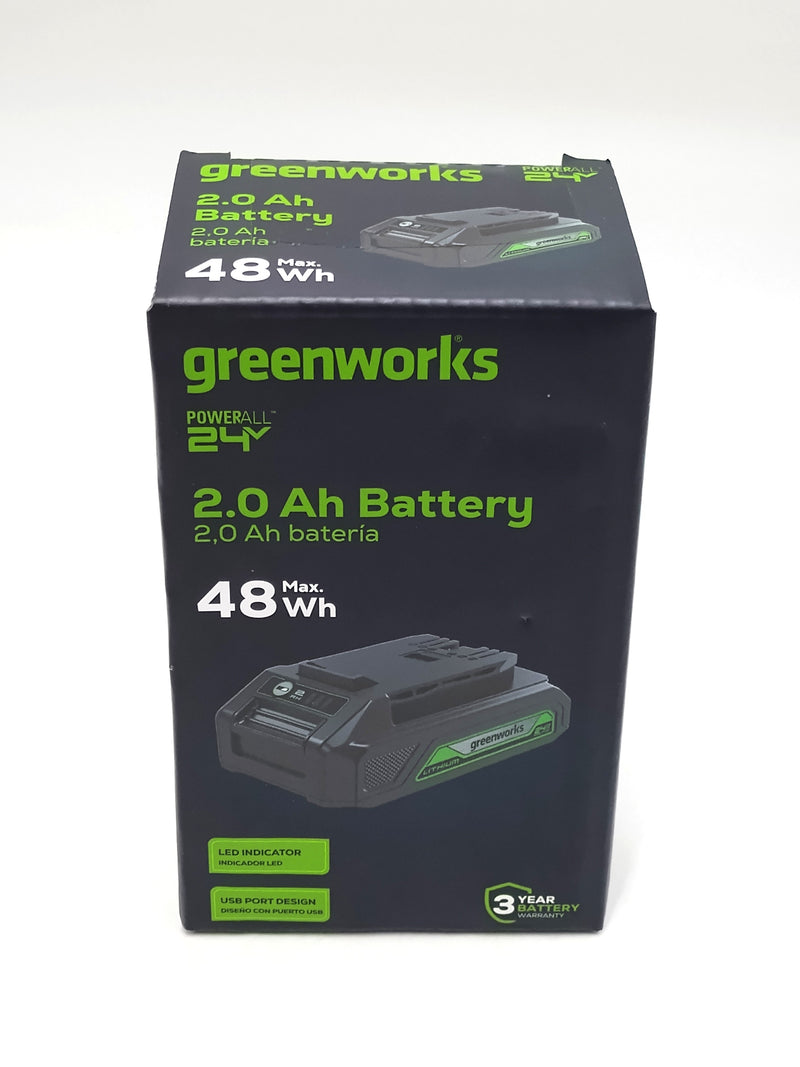 Greenworks POWERALL 24V 2.0Ah Lithium-Ion Power Tool Battery