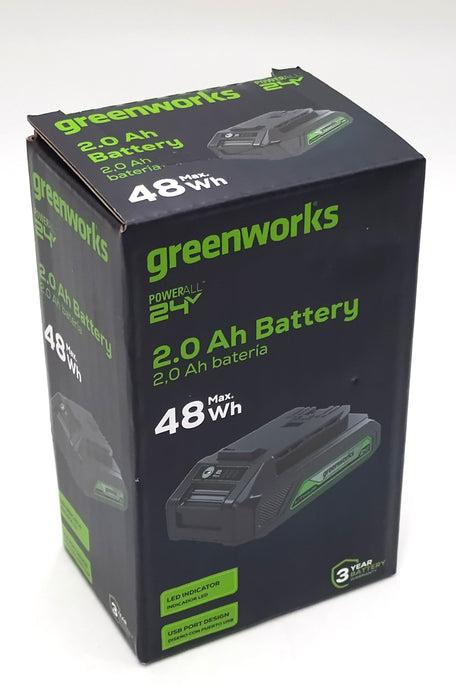 Greenworks POWERALL 24V 2.0Ah Lithium-Ion Power Tool Battery