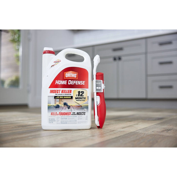 Ortho Home Defense Insect Killer for Indoor & Perimeter RTU Wand: Kills Spiders, Liquid Formula - 128oz