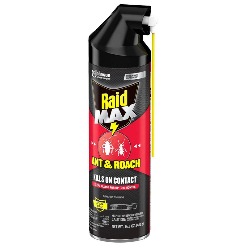Raid Max Ant and Roach Pesticide - 14.5oz