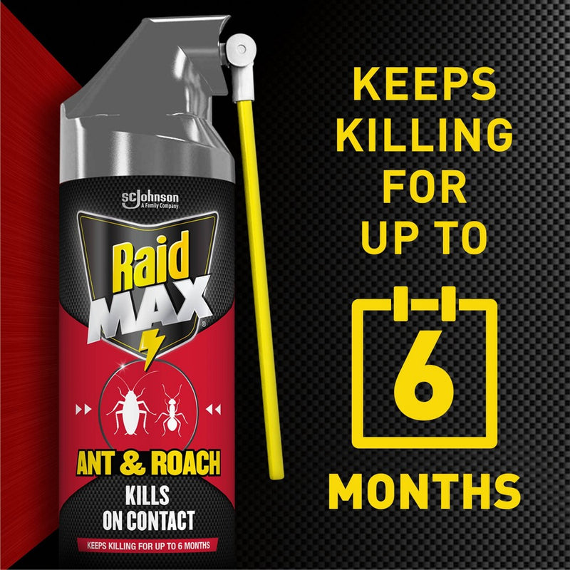 Raid Max Ant and Roach Pesticide - 14.5oz