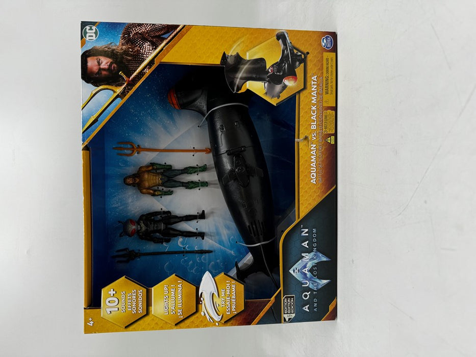 DC Comics Aquaman vs Black Manta Battle Action Figure Playset SEE DETAILS