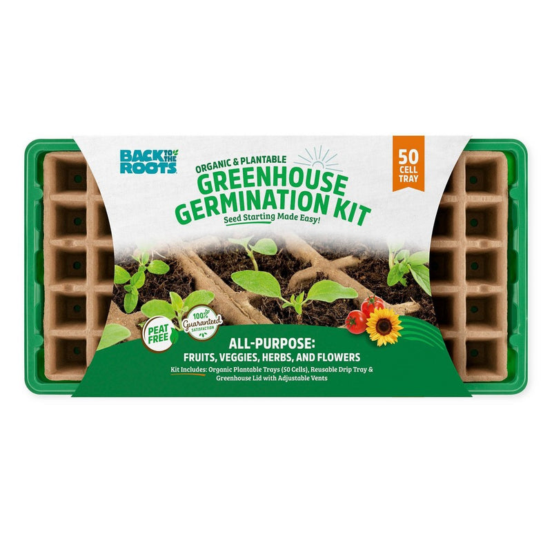 Back to the Roots 50 Cell Organic & Plantable Greenhouse Germination Kit All Purpose (LOCAL PICKUP ONLY)