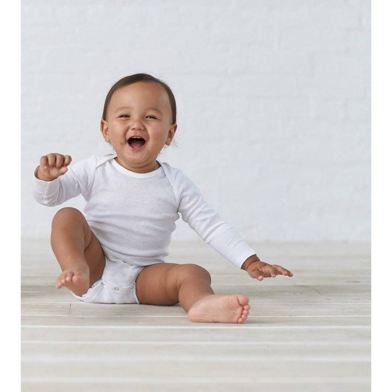 Gerber Baby 6pk Wiggle-Proof Socks - White 0-6M